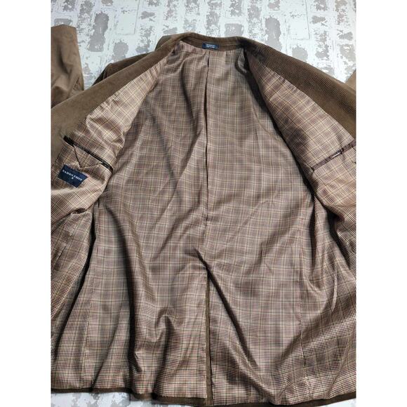 2637 NWT Saddlebred Brown Corduroy Jacket Men's 46R - Picture 2 of 6